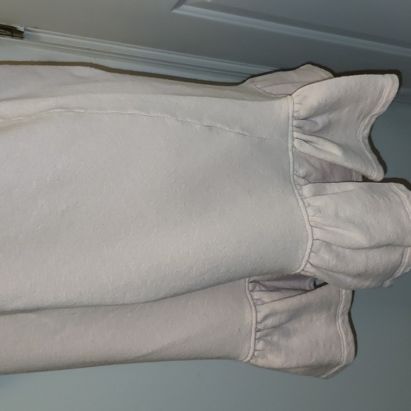 ULLA JOHNSON PINK TILLIE RUFFLE DRESS Size Small Sweatshirt Mini - Picture 5 of 11